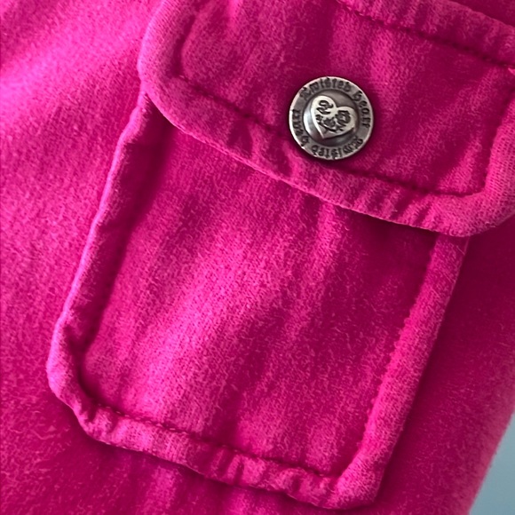 Twisted Heart Bling Y2K VTG Hot Pink Zip Up Hoodie - Picture 6 of 16
